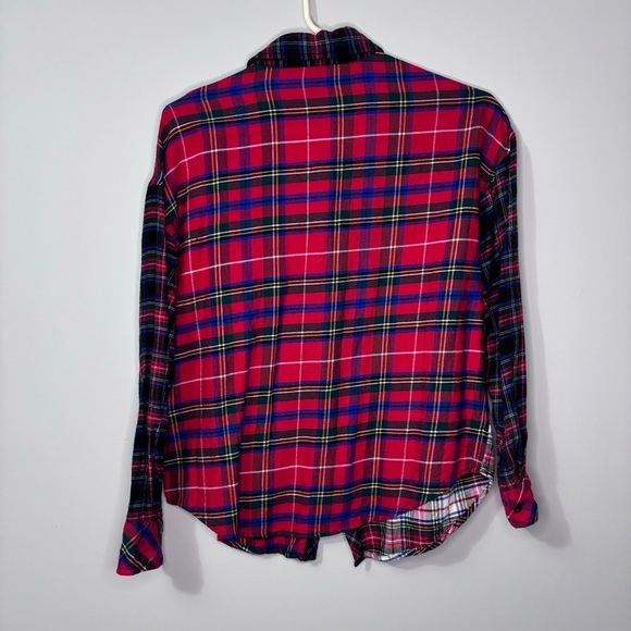 Lauren Ralph Lauren Multi Check Pattern Button Up Shirt - Picture 2 of 4